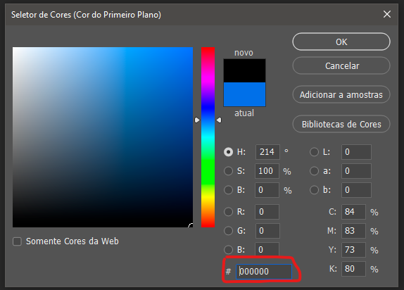 Photoshop exemplo 2 Hex